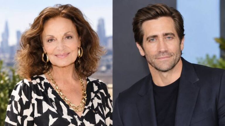 Diane von Furstenberg and Jake Gyllenhaal