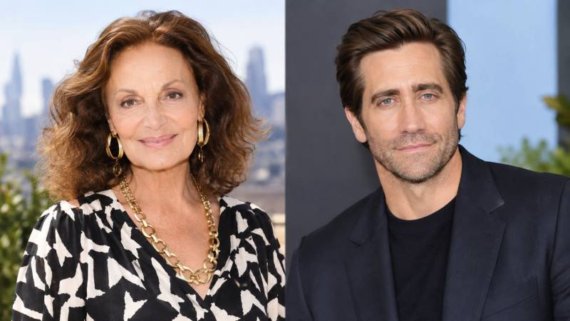 Diane von Furstenberg and Jake Gyllenhaal